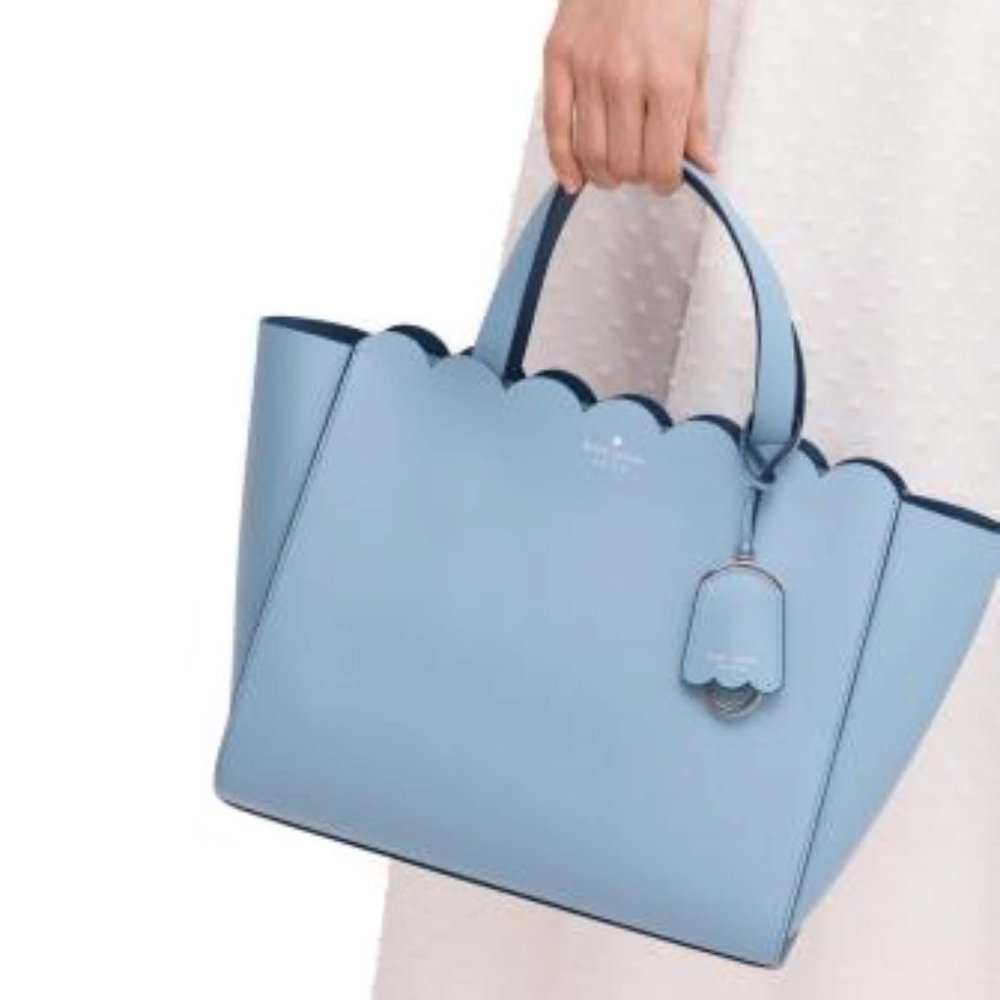 **SOLD** NWT Kate Spade Blue Scallop Satchel Purse